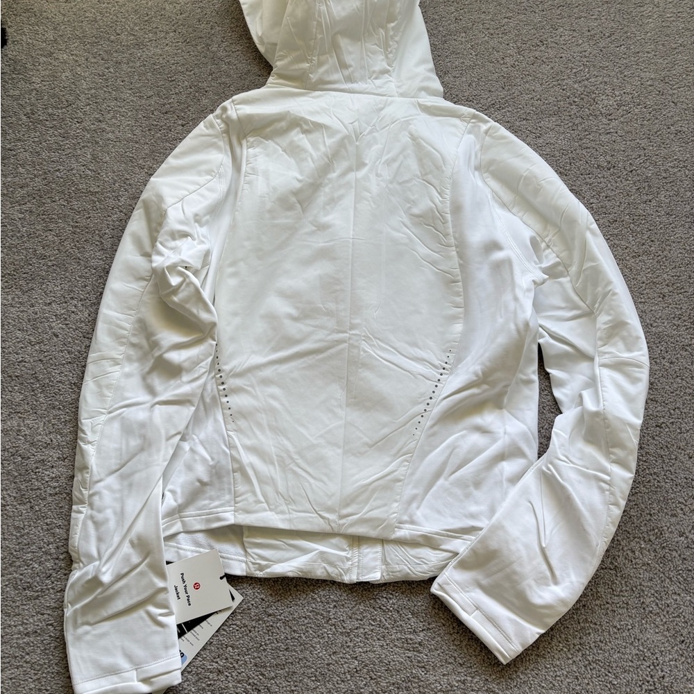 lululemon athletica Women's Push Your Pace White Jacket - Picture 9 of 10